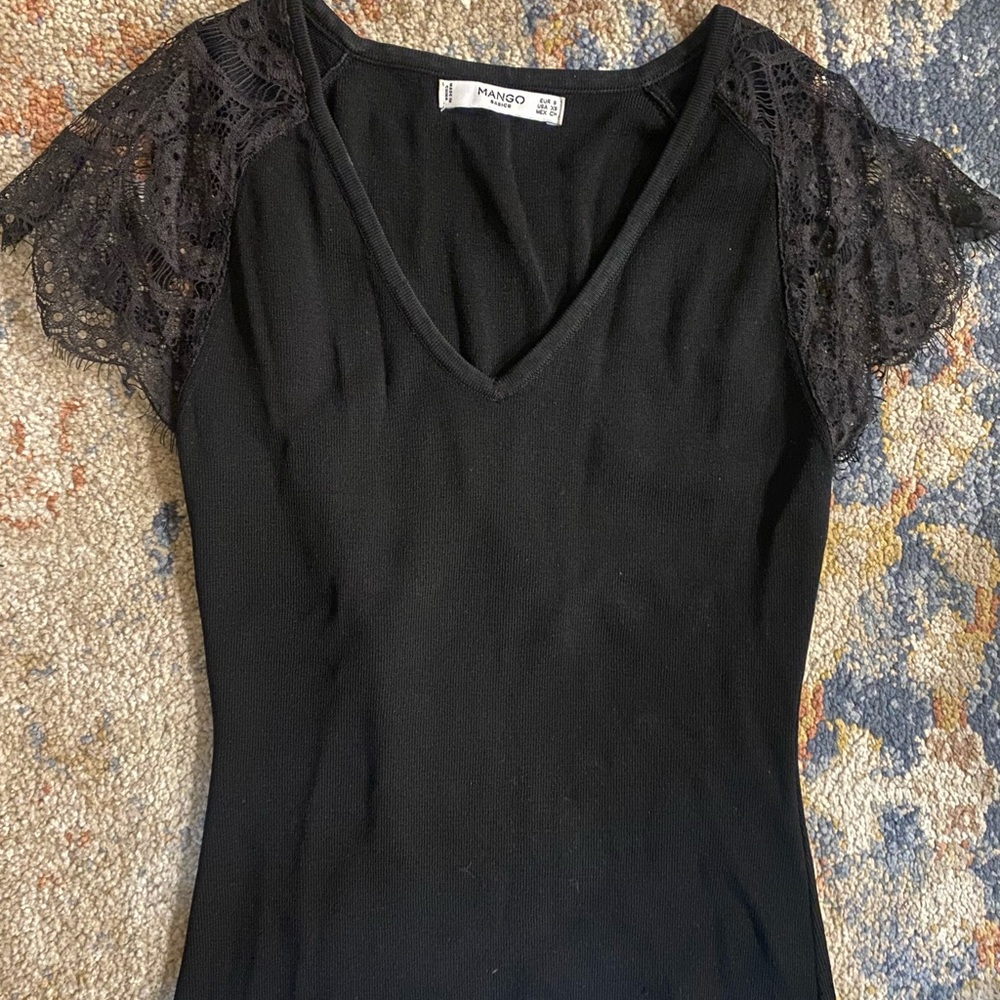 Mango Lace Top